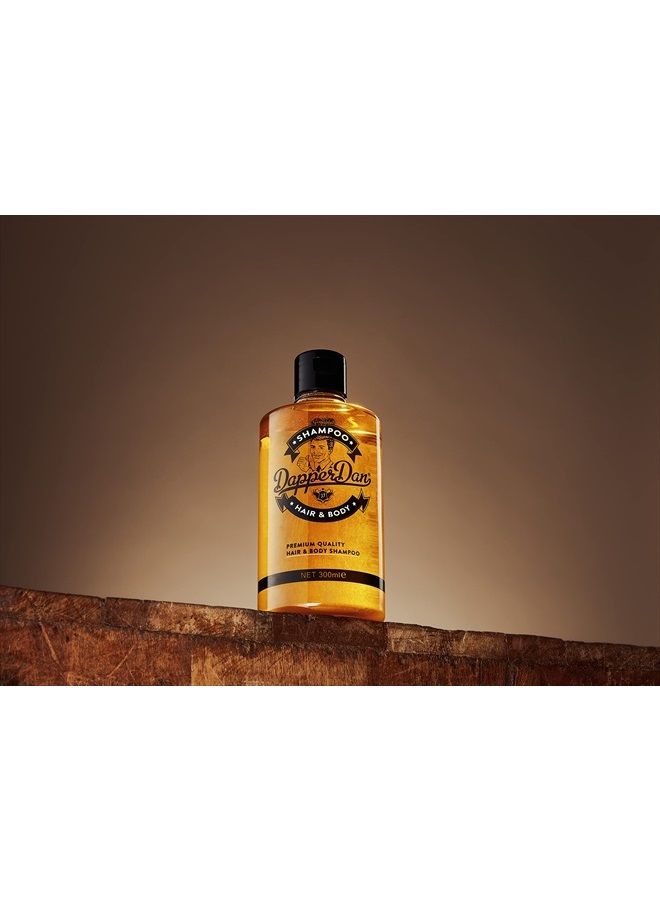 Dapper Dan Hair and Body Shampoo, Men's Daily Hair Strengthening Shampoo for Men with Vitamin B5, 1 x 300ml - Image 2