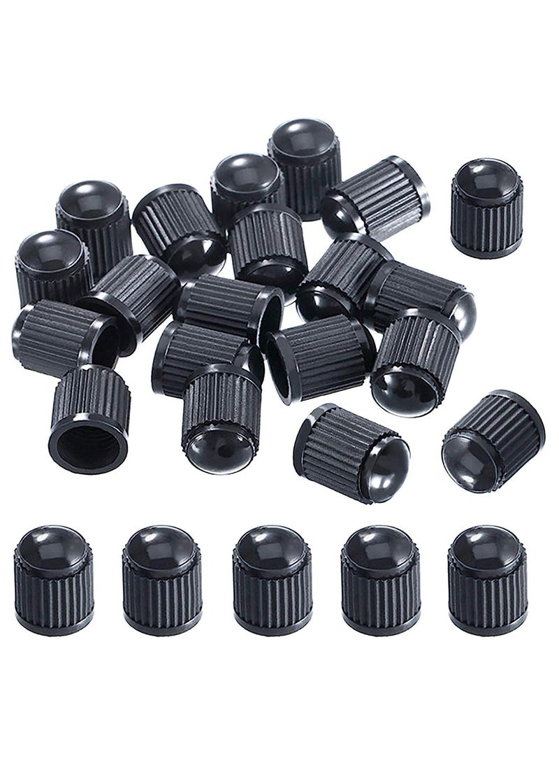 30Pcs Car Bike Tyre Valve Stem Plastic Dust Caps - Image 1