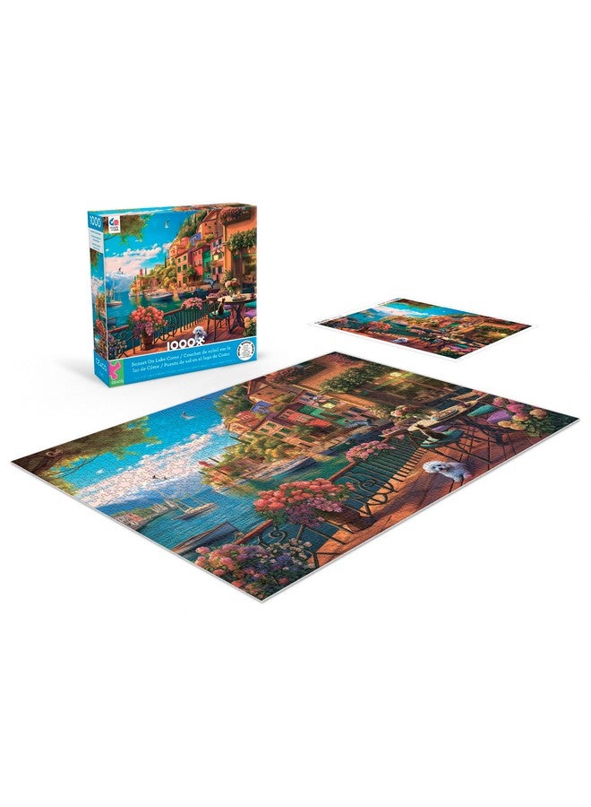 Ceaco - Sunset on Lake Como - 1000 Piece Jigsaw Puzzle - Image 4