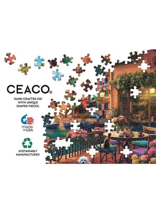 Ceaco - Sunset on Lake Como - 1000 Piece Jigsaw Puzzle - Image 5