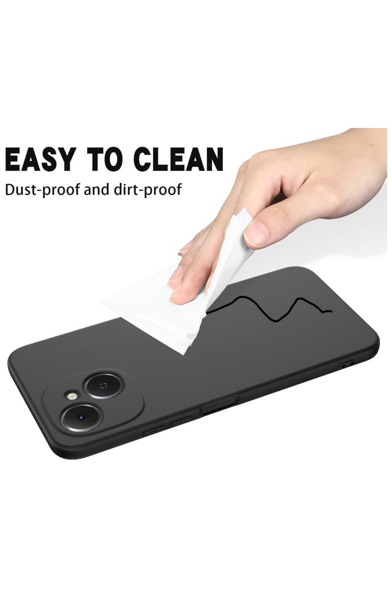 general Protective case compatible with Tecno Spark 40C 4G, featuring a liquid silicone case with a microfibre lining, soft rubber gel TPU shock-resistant protective back cover with a lanyard strap. - Image 5