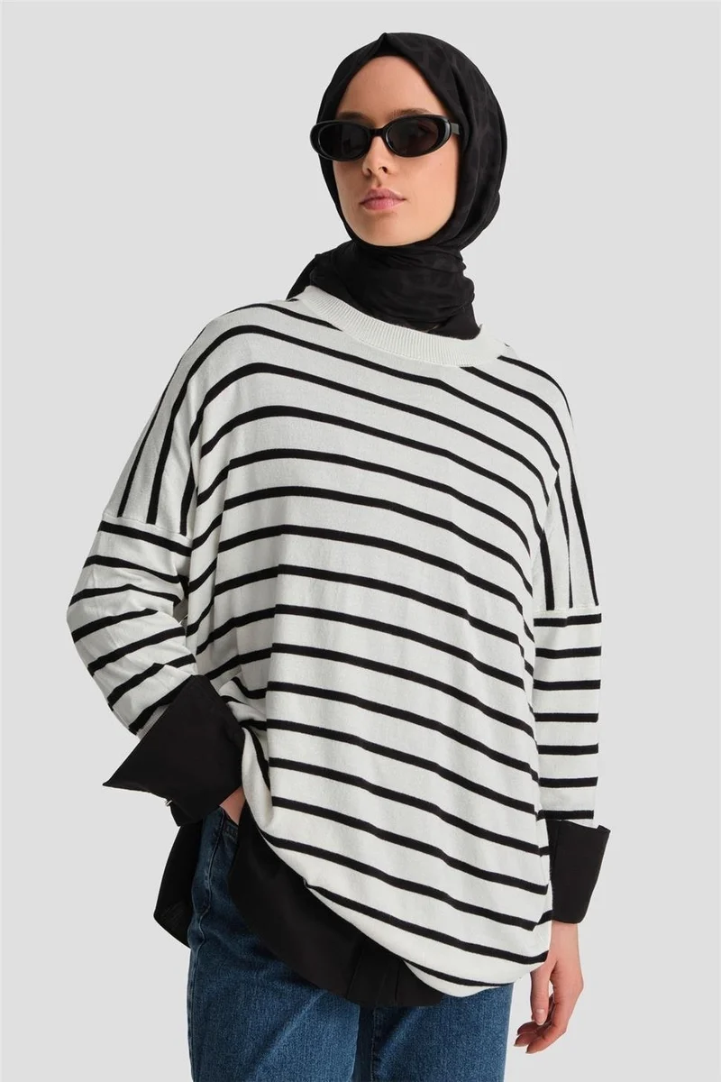 ARMINE تونيك مخطط محبوك 24Kd2007 إكرو