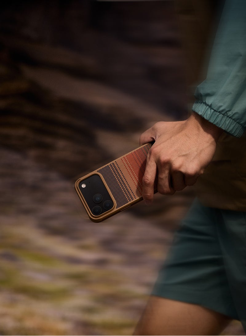 بيتاكا حافظة Aramid ProGuard لـ iPhone 17 Pro / متوافقة مع MagSafe / حافظة حماية بمعيار عسكري / مقاومة للخدوش / مزيج من ألياف الأراميد 600D وTPU / غطاء خلفي / وسادة زوايا مقوسة - غروب الشمس - Image 4