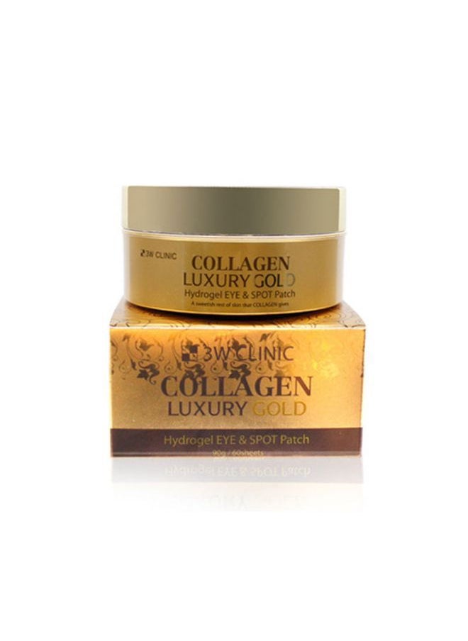 3W CLINIC Collagen Luxury Gold Hydrogel Eye & Spot Patch 90g / 60sheets 