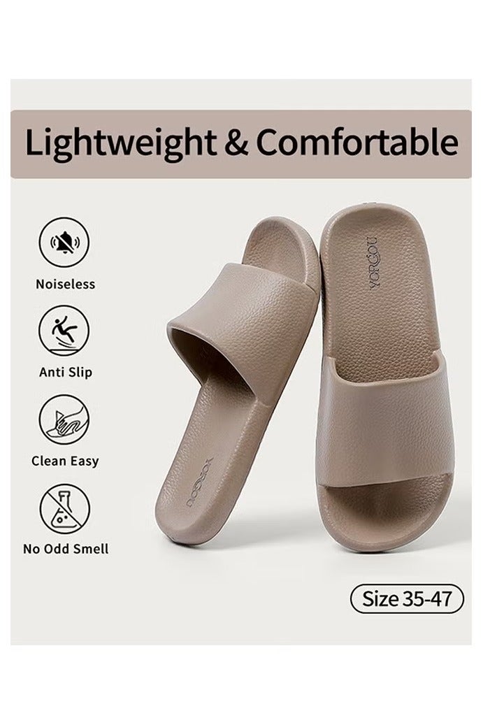 YORGOU Big Size Slippers For Men and Women Non-Slip Quick Drying Shower Shoes Comfortable And Soft Sole - Image 4