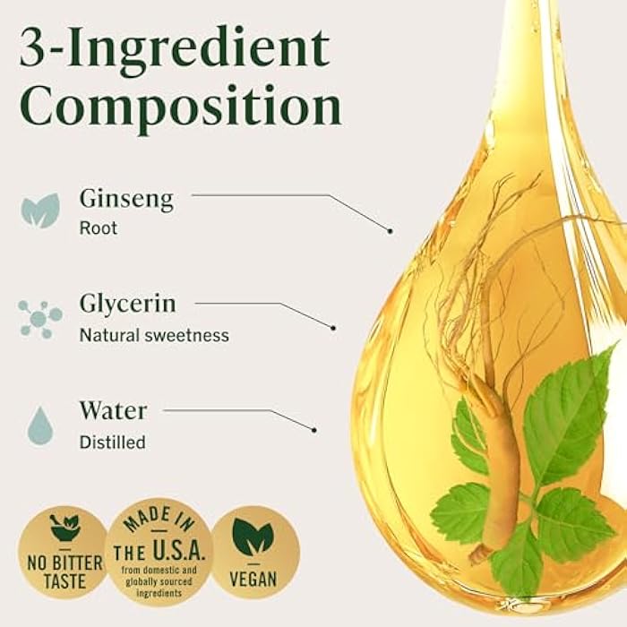 HERBAMAMA Panax Ginseng Root Tincture - Immune & Overall Support with Korean Red Ginseng Supplement - Vegan, Non-GMO, Alcohol & Sugar-Free Herbal Drops, 56-Day Supply - Image 4