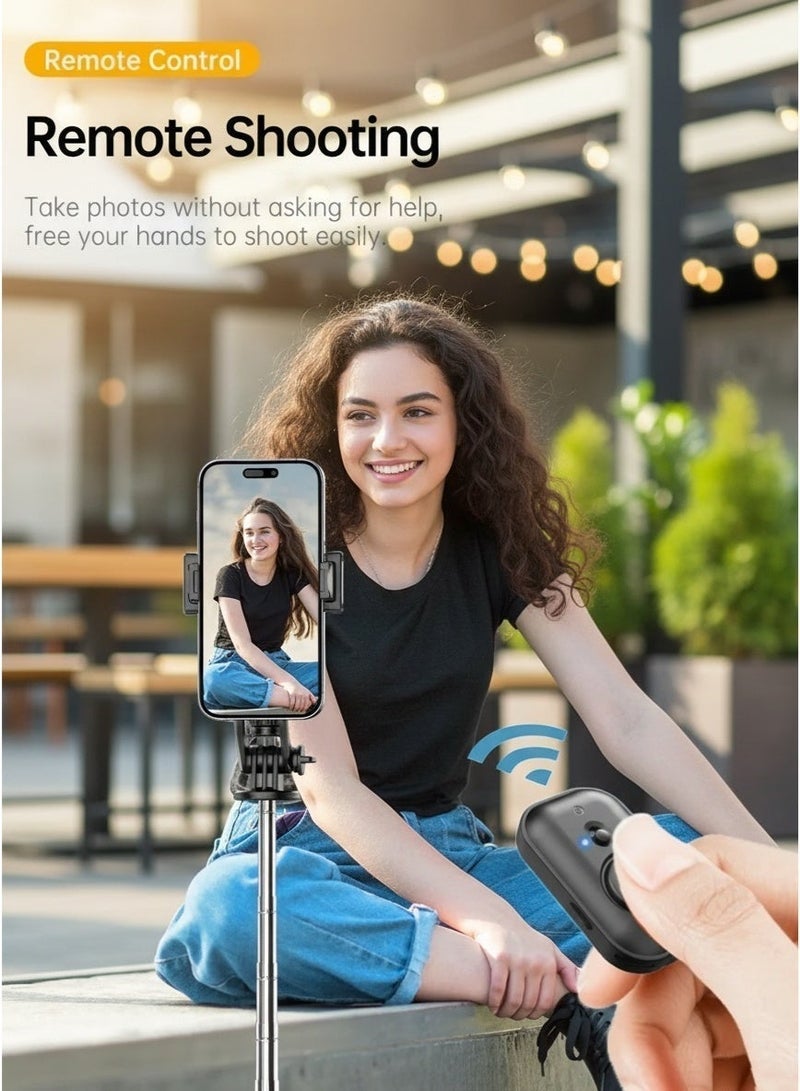 حامل ثلاثي القوائم محمول للتصوير الفوتوغرافي مزود بخاصية الدوران 360 درجة، وتصميم تلسكوبي بطول 1.7 متر، وجهاز تحكم عن بعد بتقنية البلوتوث، وإضاءة تعبئة من 9 مستويات لتصوير المناظر الطبيعية والصور الشخصية والصور العلوية. - Image 3
