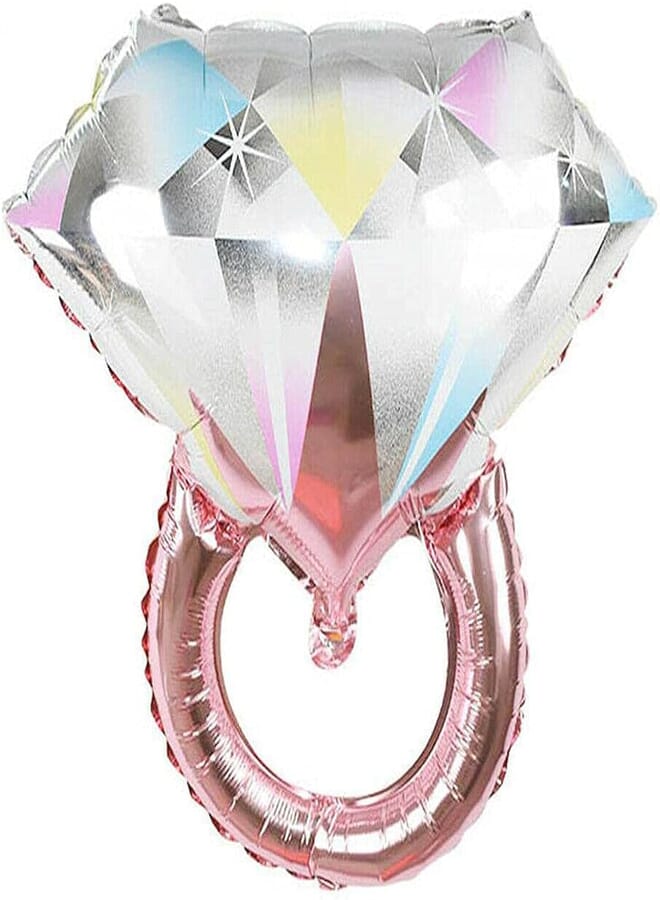 Secret Diamond Ring Foil Balloon for Wedding Engagement Party