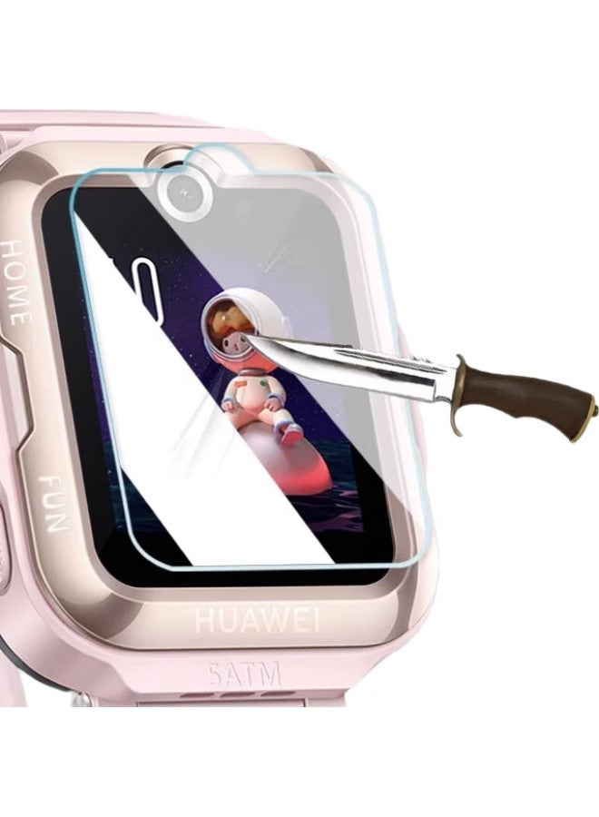 Ten Flashes Shan [3 Pieces Premium] Huawei Children'S Watch 4Pro Tempered Glass Screen Protector, Full Coverage Protective Film For 5Pro/5/5X/5Xpro/4X/3Pro, Glass Film - Image 1