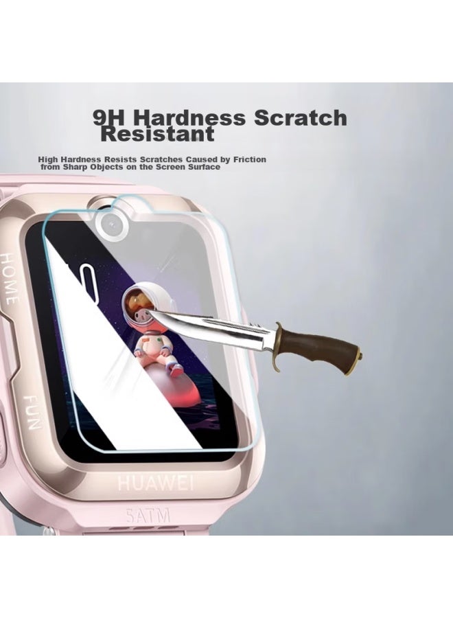 Ten Flashes Shan Huawei Children's Watch 4pro Tempered Glass Screen Protector, Full Coverage Protective Film For 5pro/5/5x/5xpro/4x/3pro, Glass Film - Image 2
