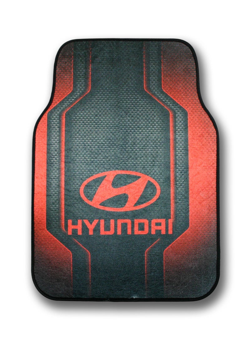 Universal Car Floor Mats Set 5 Pieces Compatible with All Hyundai Models Anti Slip Design Protects Vehicle Interior From Dirt Dust Mud and Spills Durable Material Easy To Clean Suitable For Daily Use Front Rear And Center Mats Non Sliding Base Practical Fit For Hyundai Sedan SUV Hatchback Cars Interior Accessories - Image 2