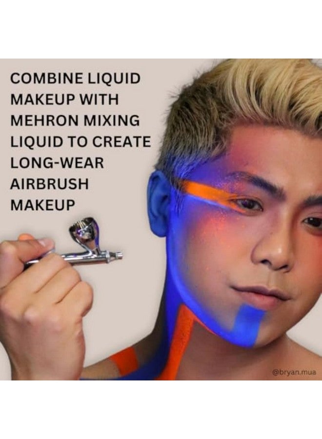 ميهرون مكياج سائل من ميهرون | طلاء للوجه والجسم، مثالي للهالوين والتنكر | طلاء للجسم متوافق مع فرشاة الهواء (1 أونصة) (أسود) - Image 5