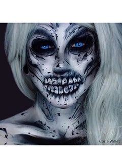 mehron Mehron Makeup Liquid Makeup | Face Paint and Body Paint Perfect for Halloween, Cosplay I Air Brush Compatible Body Paint (1 oz) (BLACK)  - Image 3
