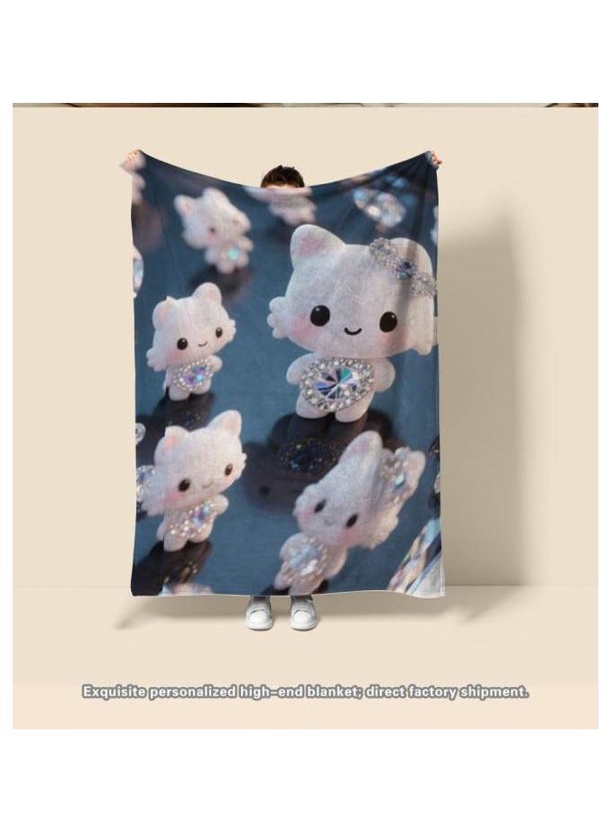 general Flannel thin blanket (warm and comfortable, suitable for sleep, gaming, dust removal and sandproof) 150cm*200cm - 145 - Image 3