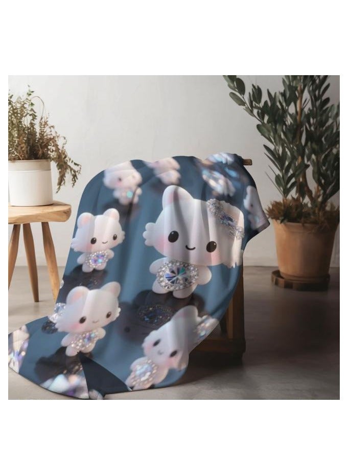 general Flannel thin blanket (warm and comfortable, suitable for sleep, gaming, dust removal and sandproof) 150cm*200cm - 145 - Image 5