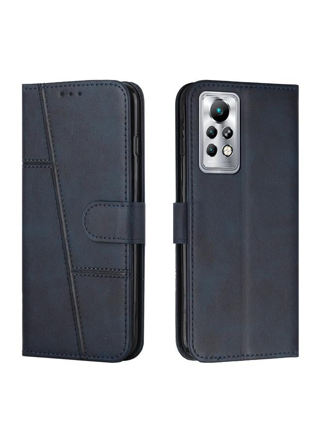 زبون جراب لهاتف Infinix Note 11 Pro / 11S مصنوع من جلد العجل مع مشبك - Image 1