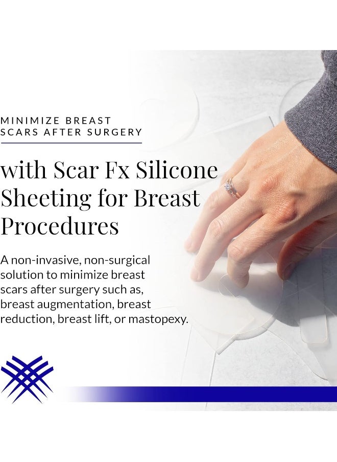 Rejuvaskin - Scar Fx Silicone Tape Sheeting, Procedure Anchor Style, 1 Sheet - Image 1