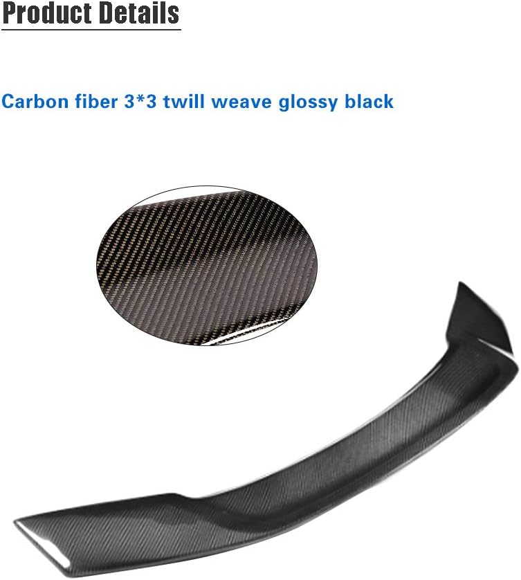 DEMULAX Carbon Fiber Rear Trunk Spoiler for Mercedes-Benz - Image 3