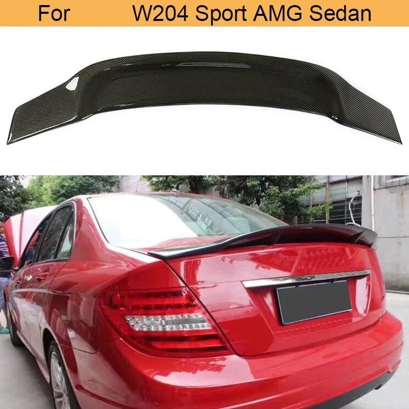 DEMULAX Carbon Fiber Rear Trunk Spoiler for Mercedes-Benz - Image 4