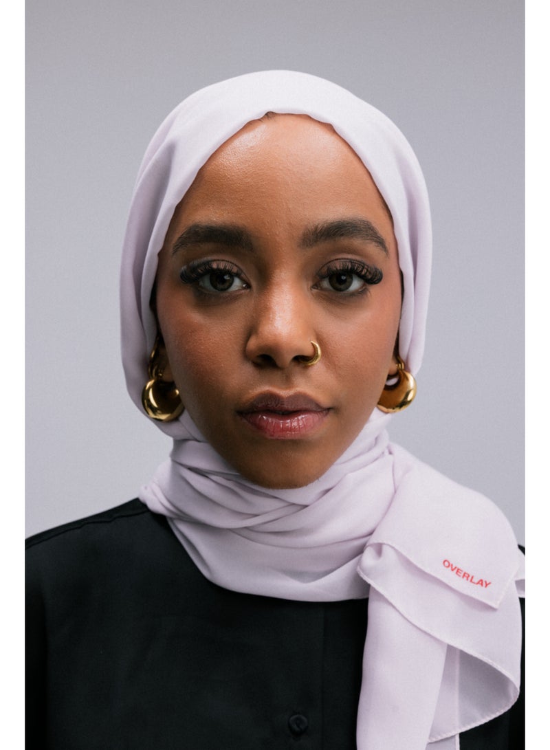Overlay CHIFFON HEADSCARF - MAUVE - Image 1