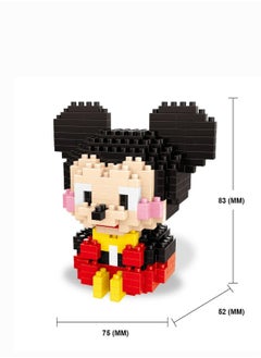 Brick Model Building Blocks Mickey Mouse Shape …  - Image 1