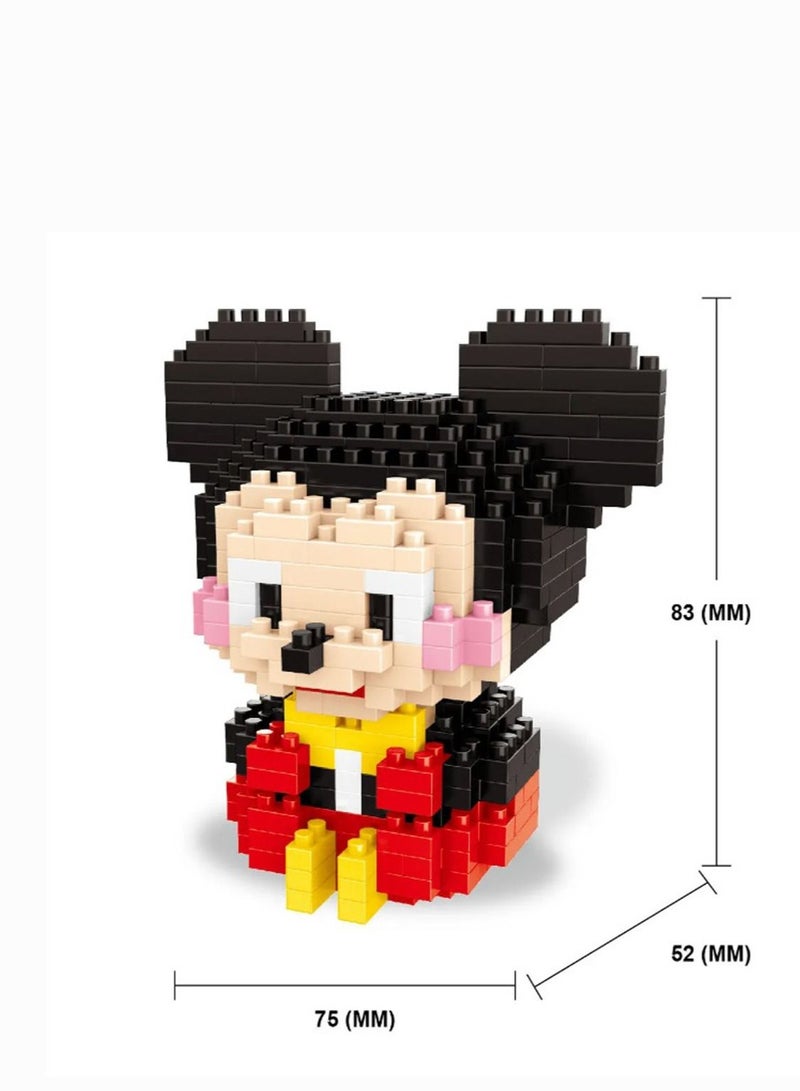 Brick Model Building Blocks Mickey Mouse Shape …  - Image 1