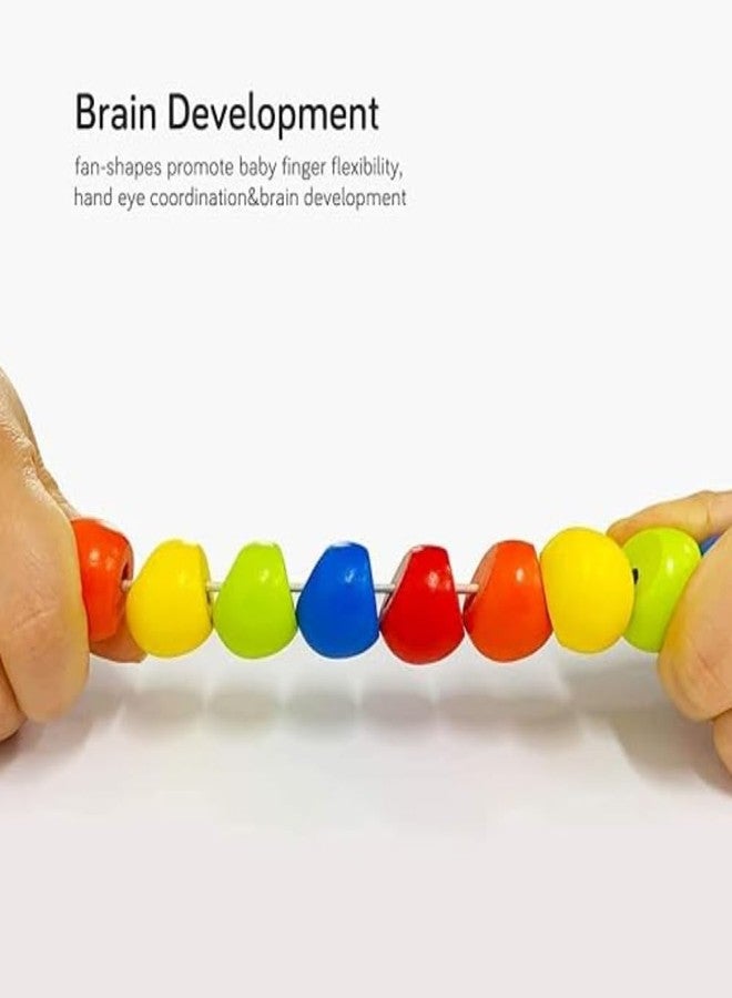 SubiMouIQ Baby Activities 6 to 12 Months, 12-18 Months, 3-6 Months Developmental, Tummy Time Crawling Toys - Infant - Caterpillar Twisting Baby Boy and Girl ((Rainbow) (Caterpillar Twist+Stacker car) - Image 4