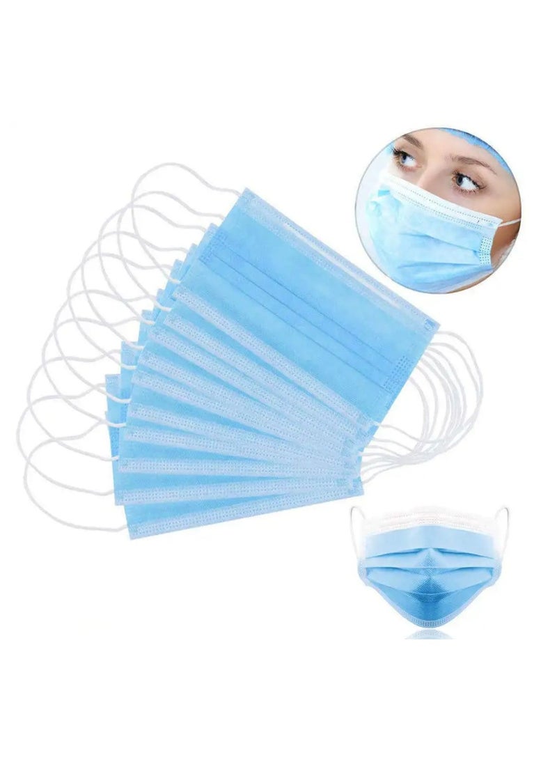 General Disposable 3 Ply Face Mask with Earloop – Breathable, Protective & Comfortable – 50 Pcs per Box – Blue  - Image 3