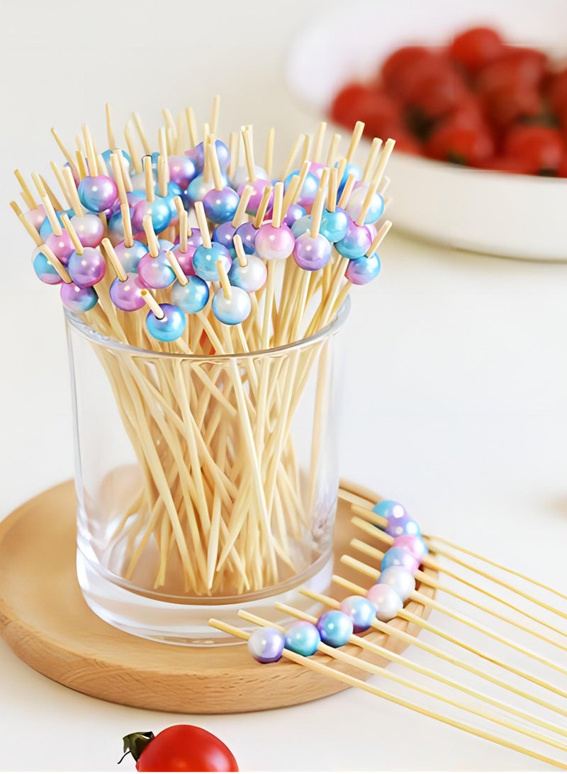 100-Piece Bamboo Fruit Pick Set - Image 3