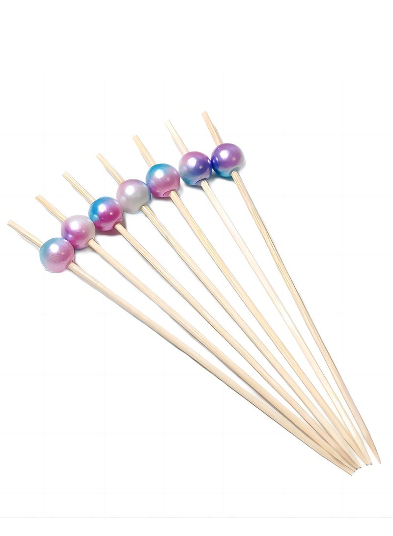 100-Piece Bamboo Fruit Pick Set - Image 2