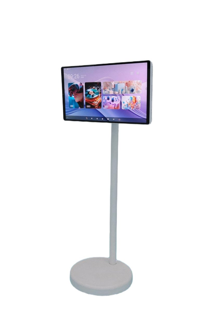 شاشة أرضية محمولة مع شاشة لمس LCD مقاس 21.5 بوصة (أندرويد 12)، شاشة FHD 1080p، ذاكرة وصول عشوائي (RAM) سعة 4 جيجابايت + سعة تخزين 64 جيجابايت، مكبرات صوت مدمجة - شاشة محمولة مزودة بخاصية Wi-Fi وBluetooth - Image 5