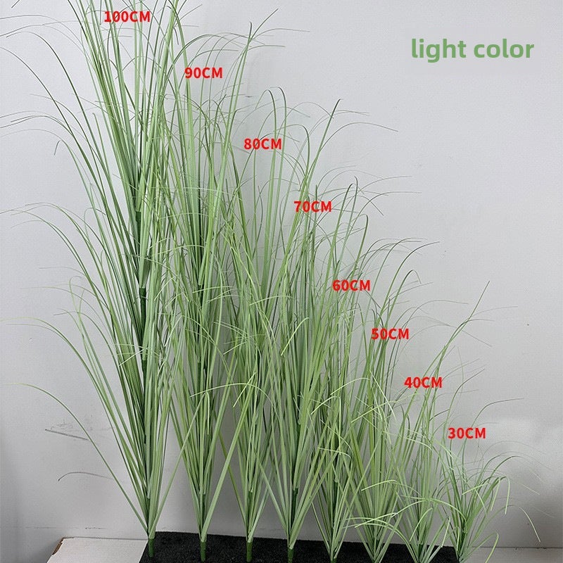 Generic Nordic Style Pampas Grass Artificial Plant Decor Single branch cattail grass-light black 