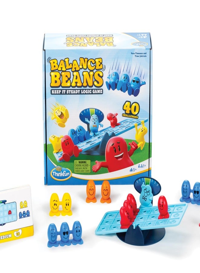ThinkFun Balance Beans | Teaches Early Math & Logic Skills | 40 Challenges | for Kids Ages 5+ - Image 1