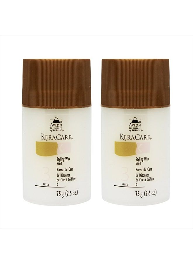Keracare Styling Wax Stick 2.6oz (Pack of 2)
