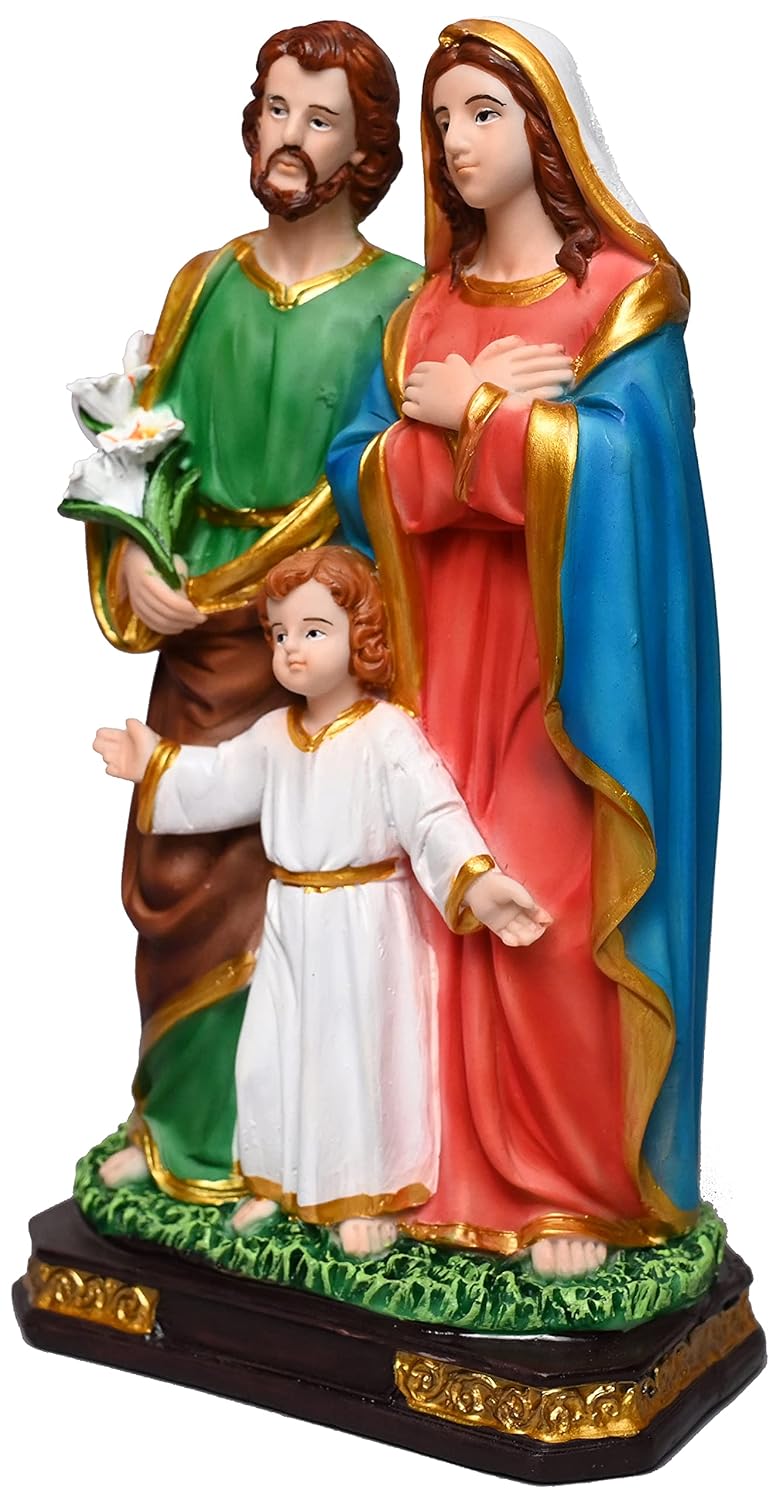 KariGhar The Holy Family 12 INCHES Catholic Statues for HomeLiving RoomPrayer RoomGifting A0003 4 X 65 X 12 Inches Multicolor Idol - Image 5