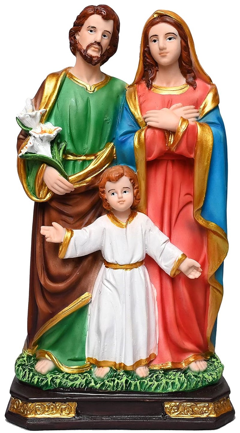 KariGhar The Holy Family 12 INCHES Catholic Statues for HomeLiving RoomPrayer RoomGifting A0003 4 X 65 X 12 Inches Multicolor Idol - Image 3