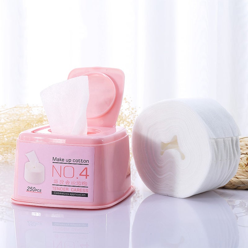 2pcs Cosmetic Cotton Pads Facial Tissue Cleaning Pad nail Remover - Image 5