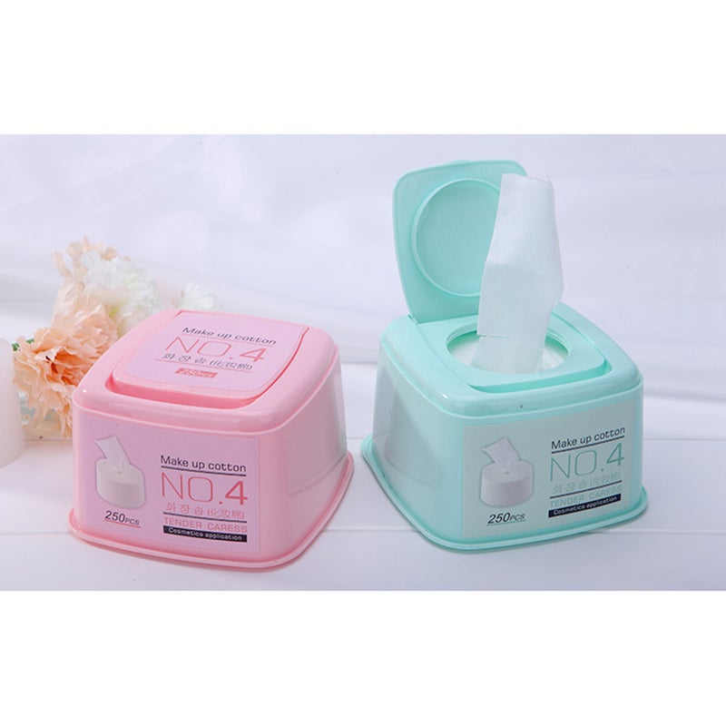 2pcs Cosmetic Cotton Pads Facial Tissue Cleaning Pad nail Remover - Image 3