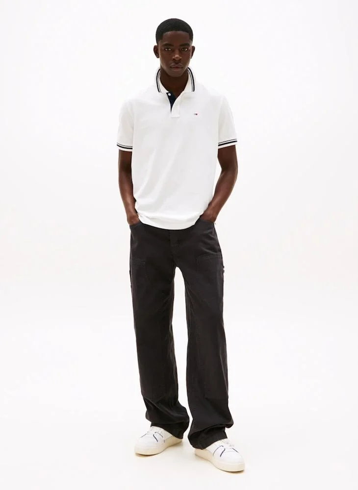 TOMMY JEANS Cotton Short Sleeve Polo