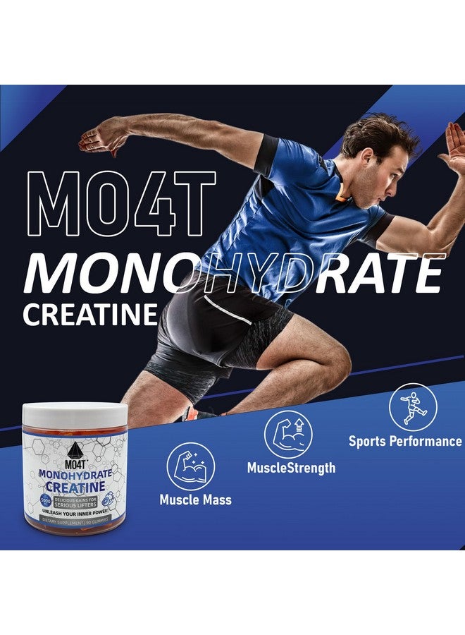 MOMOF4TRANSFORM MOMOF4TRANSFORM Creatine Monohydrate Gummies 5000 mg for Men & Women, Sugar Free Creatine Gummies- Sugar Free Creatine Gummies Orange Flavor - Gomitas de Creatina sin azucar.  - Image 2