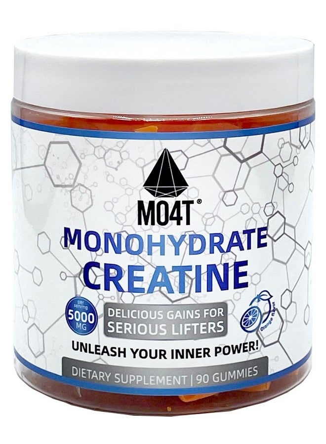 MOMOF4TRANSFORM MOMOF4TRANSFORM Creatine Monohydrate Gummies 5000 mg for Men & Women, Sugar Free Creatine Gummies- Sugar Free Creatine Gummies Orange Flavor - Gomitas de Creatina sin azucar.  - Image 1