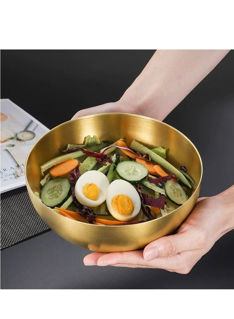 بولة تقديم باللون الذهبي – تصميم عصري أنيق - Image 1