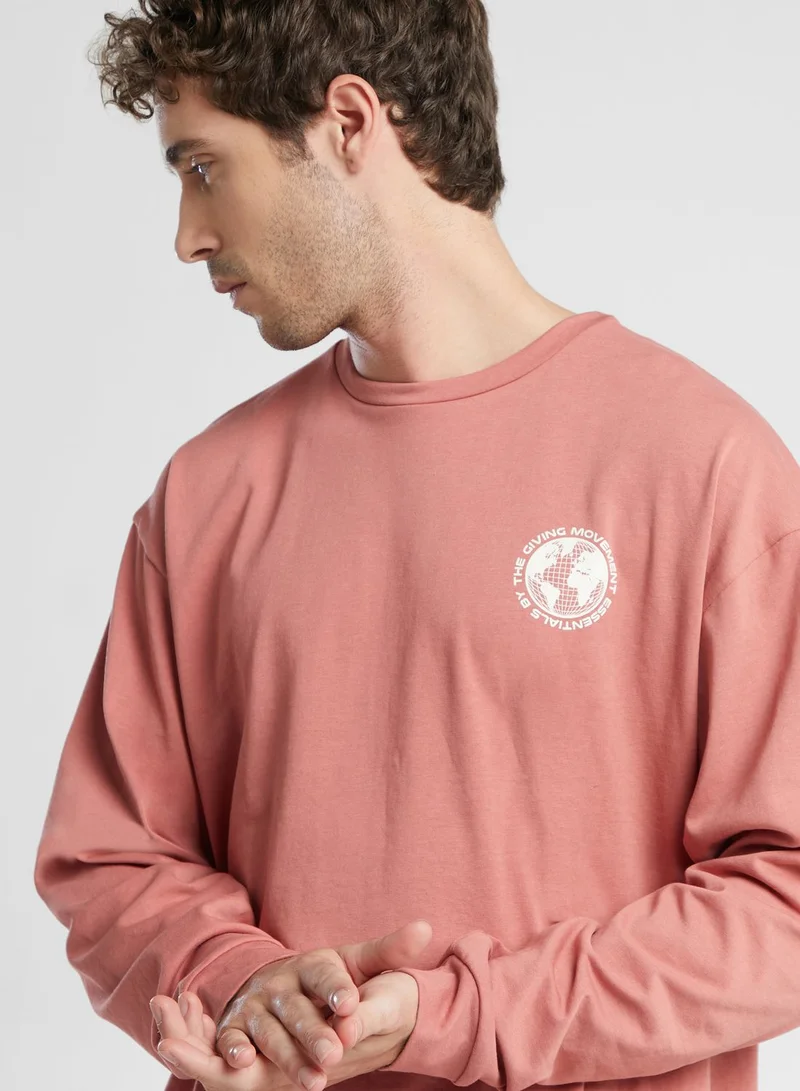 The Giving Movement Regular Fit Printed T-Shirt
