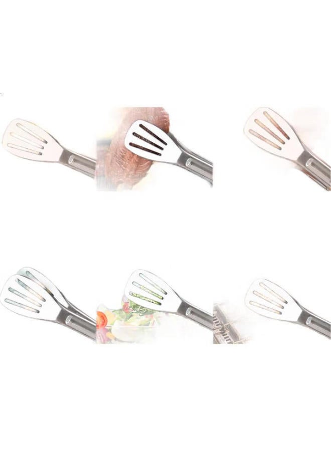 GRASEY Guangyi 304 Multifunctional Food Tongs, Steak Tongs, Barbecue Tongs, Kitchen Steak Tongs, Cake Tongs, Vegetable Tongs Gy7560 - Image 2