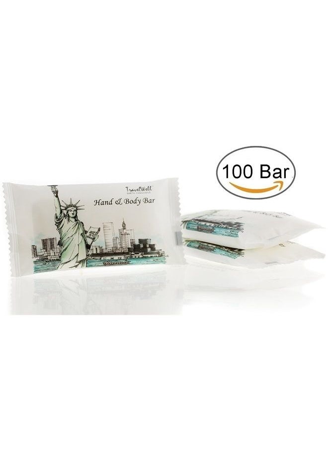 Travelwell Landscape Series Hotel Mini Soap Bars 1.0oz/28g, Individually Wrapped 100 Bars per Box | Travel Size Toiletries | Hotel Toiletries Bulk Set  - Image 2