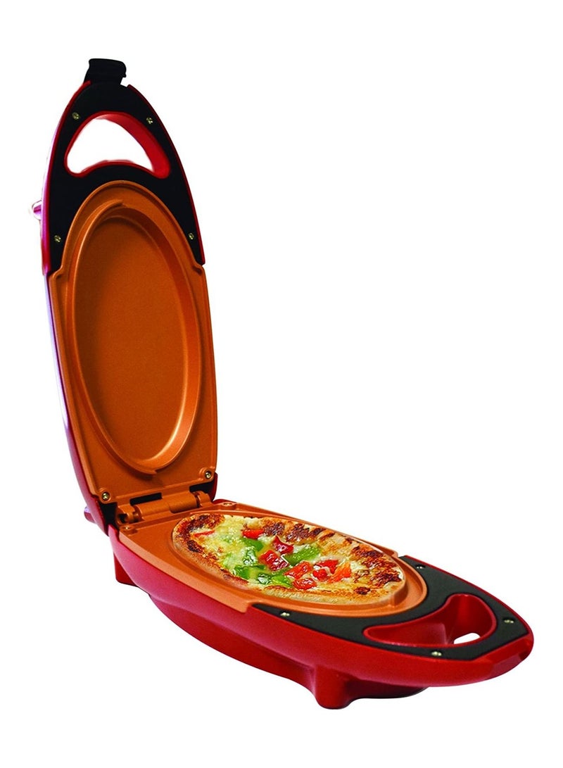 Red Copper Red Copper 5 Minute Chef Double-Sided Copper-Infused Grill Pan with Non-Stick Anti-Scratch Surface for Making Delicious Omelet (Red)  - Image 2