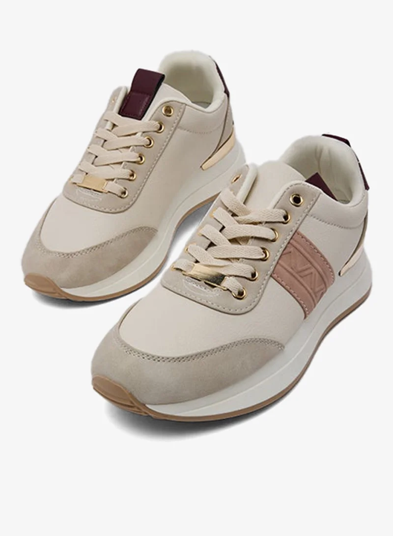 R&b  Color Block Lace-Up Sneakers for Women | Best Price UAE