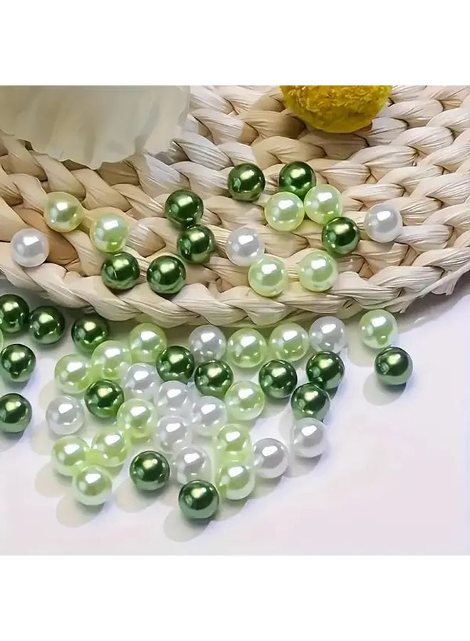 300pcs 6mm Green Acrylic Beads For DIY Jewelry Making Bracelets Necklaces Craft Gifts - Image 5