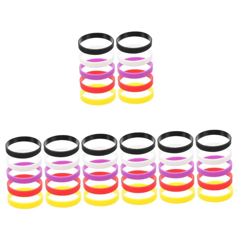 4 Pack Sports Wristbands Wear Resistant Bracelets for Parties Events Stylish Lightweight - Image 2