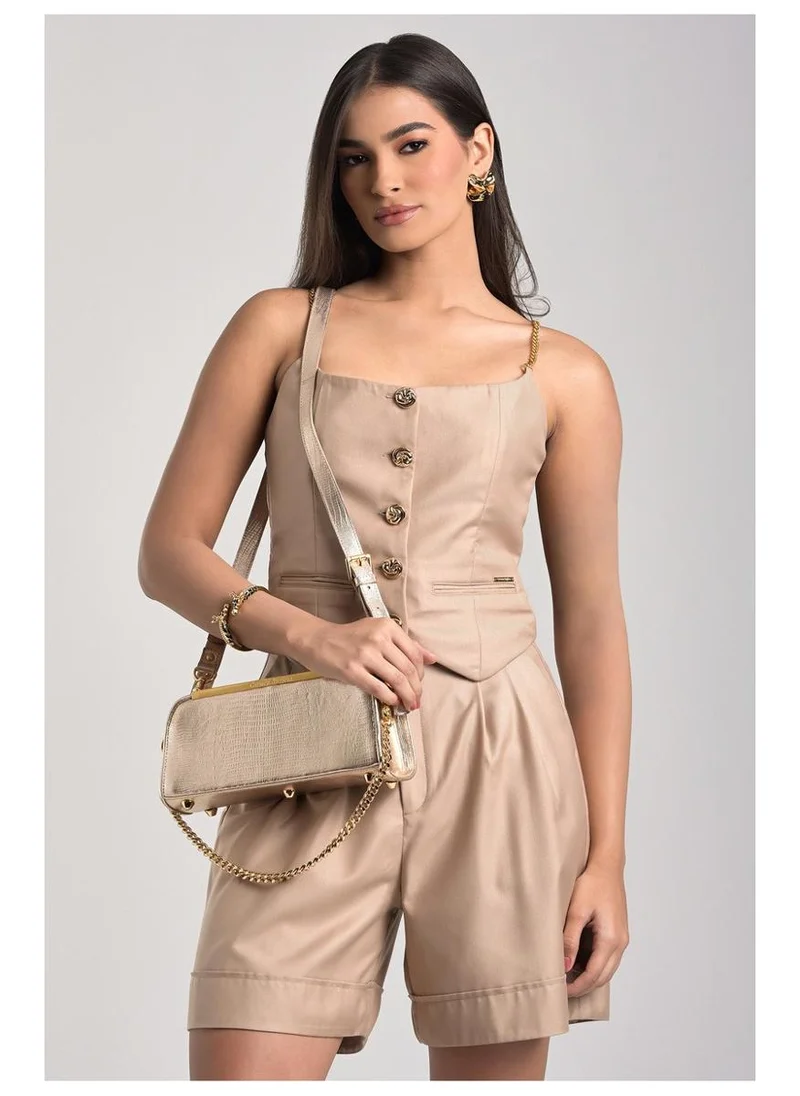 Carmen Steffens  Golden Baguette Bag for Women | Best Price UAE